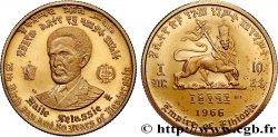 ETIOPIA 10 Dollars Proof empereur Hailé Sélassié 1966 