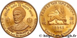 ÉTHIOPIE 20 Dollars Proof empereur Hailé Sélassié 1966 