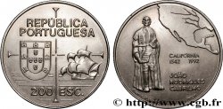 PORTUGAL 200 Escudos João Rodrigues Cabrilho, carte de l’Amérique du Nord 1992 Lisbonne