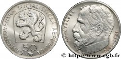 TCHÉCOSLOVAQUIE 50 Korun 50e anniversaire de la mort de Myslbek 1972  SPL 