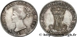 ITALY - DUCHY OF PARMA DE PIACENZA AND GUASTALLA - MARIE-LOUISE OF AUSTRIA 10 Soldi  1815 Milan