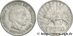 URUGUAY 1 Peso José Gervasio Artigas 1942 Santiago XF 