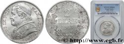 VATICAN ET ÉTATS PONTIFICAUX 2 Lire Pie IX an XII 1867 Rome