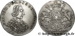 GERMANY - ARCHBISHOPRIC OF COLOGNE - MAXIMILIAN FRIEDRICH VON KÖNIGSEGG-ROTHENFELS 1/2 Konventionstaler 1764 