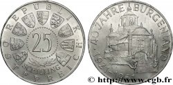 AUTRICHE 25 Schilling 40e anniversaire du rattachement du Burgenland 1961  SUP 