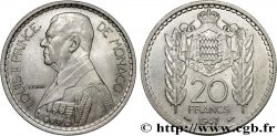 MONACO 20 Francs prince Louis II 1947 Paris