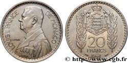 MONACO 20 Francs prince Louis II 1947 Paris