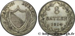 SUISSE - CANTON DE ZÜRICH 8 Batzen 1814 