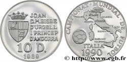 ANDORRE (PRINCIPAUTÉ) 10 Diners Proof Coupe du Monde 1990 1989 