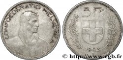 SWITZERLAND 5 Francs Berger 1923 Berne