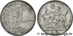 SUISSE 5 Francs, concours de Tir de Lugano 1883 