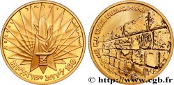 ISRAEL 100 Lirot or, Mur des lamentations 1967 
