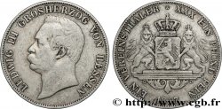 GERMANY - HESSE-DARMSTADT- LOUIS III 1 Thaler  1857 