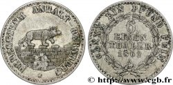 DEUTSCHLAND - ANHALT 1/6 Thaler 1862 
