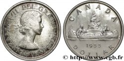 CANADA 1 Dollar Elisabeth II 1955 