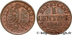 SWITZERLAND - REPUBLIC OF GENEVA 1 Centime - Canton de Genève 1840 