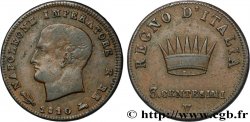 ITALIE - ROYAUME D ITALIE - NAPOLÉON Ier 3 Centesimi  1810 Venise TTB 