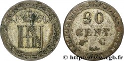 GERMANY - KINGDOM OF WESTPHALIA 20 Centimes 1808 Cassel
