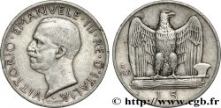 ITALIE 5 Lire Victor Emmanuel III 1927 Rome