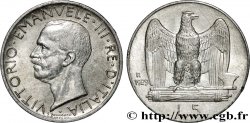 ITALY 5 Lire Victor Emmanuel III 1929 Rome
