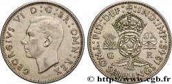 ROYAUME-UNI 1 Florin (2 Shillings) Georges VI 1945  TTB 