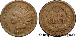 ÉTATS-UNIS D AMÉRIQUE 1 Cent tête d’indien, 2e type 1864 