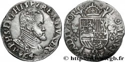 PAYS-BAS ESPAGNOLS - DUCHÉ DE BRABANT - PHILIPPE II D ESPAGNE Cinquième d écu Philippe 1564 Anvers TTB 