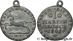 ALLEMAGNE - DUCHÉ DE BRUNSWICK LUNEBOURG - CHARLES GUILLAUME FERDINAND 1 mariengroschen 1805 Brunswick XF 