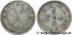 CHINA 20 Cents Province du Yunnan - Drapeaux 1932 