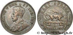 AFRIQUE DE L EST 1 Shilling Georges V / lion 1922 Heaton - H TB 