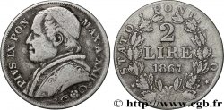 VATICAN ET ÉTATS PONTIFICAUX 2 Lire Pie IX an XXII 1867 Rome