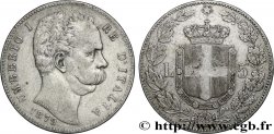 ITALIE - ROYAUME D&nbsp;ITALIE - HUMBERT Ier 5 Lire  1879 Rome