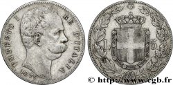 ITALIE - ROYAUME D&nbsp;ITALIE - HUMBERT Ier 5 Lire  1879 Rome