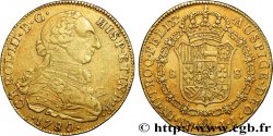 COLOMBIE - CHARLES III D ESPAGNE 8 Escudos  1780 Nuevo Reino (Bogota)