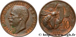 ITALIE 10 Centesimi Victor Emmanuel III 1924 Rome