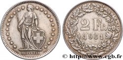 SWITZERLAND 2 Francs Helvetia 1961 Berne - B