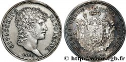 ITALY - KINGDOM OF NAPLES - JOACHIM MURAT 5 Lire 1813 Naples AU 