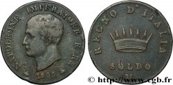 ITALIEN - Königreich Italien - NAPOLÉON I. 1 Soldo 1809 Milan fSS 
