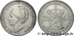 PAYS-BAS 2 1/2 Gulden Wilhelmina 1938 Utrecht