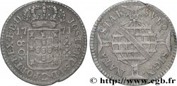BRÉSIL - JOSEPH Ier 80 Reis  1771 Lisbonne TTB 