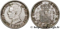 SPAIN 50 Centimos Alphonse XIII S.M.-.V. (04) 1904 Madrid