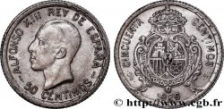 SPAIN 50 Centimos Alphonse XIII  1926 Madrid