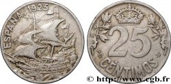 ESPAGNE 25 Centimos navire 1925 