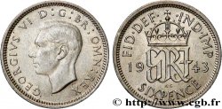 UNITED KINGDOM 6 Pence Georges VI 1943 