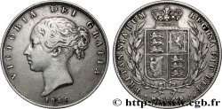 GREAT BRITAIN - VICTORIA 1/2 Crown Victoria tête jeune 1846 