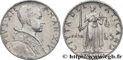 VATICAN ET ÉTATS PONTIFICAUX 5 Lire Pie XII an XIV 1952 Rome - R