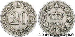 ITALIE 20 Centesimi 1894 Rome TTB 
