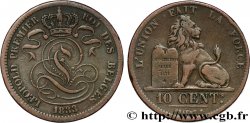 BELGIQUE 10 Centimes lion 1833 