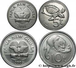 PAPUA-NEUGUINEA Lot 5 et 10 Toea 2005-2014 