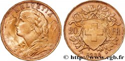 OR, PALLADIUM ET PLATINE INVESTISSEMENT 20 Francs &nbsp;Vreneli&nbsp; 1935 Berne